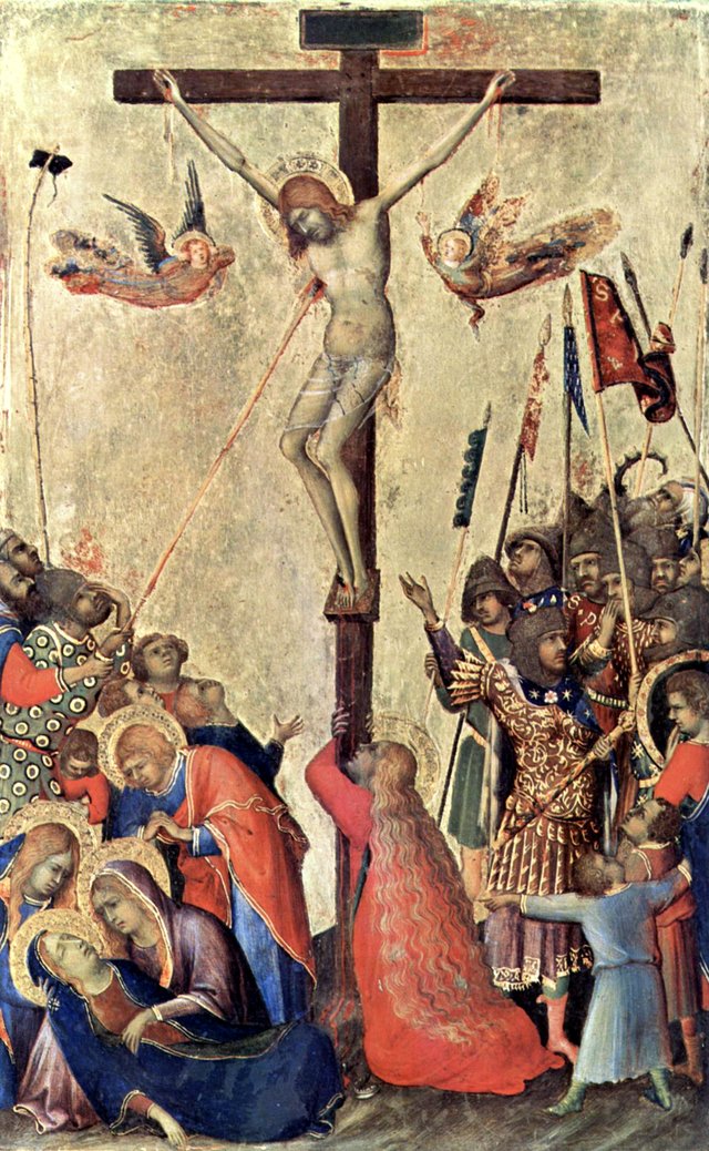 Christ on the Cross by Simone Martini