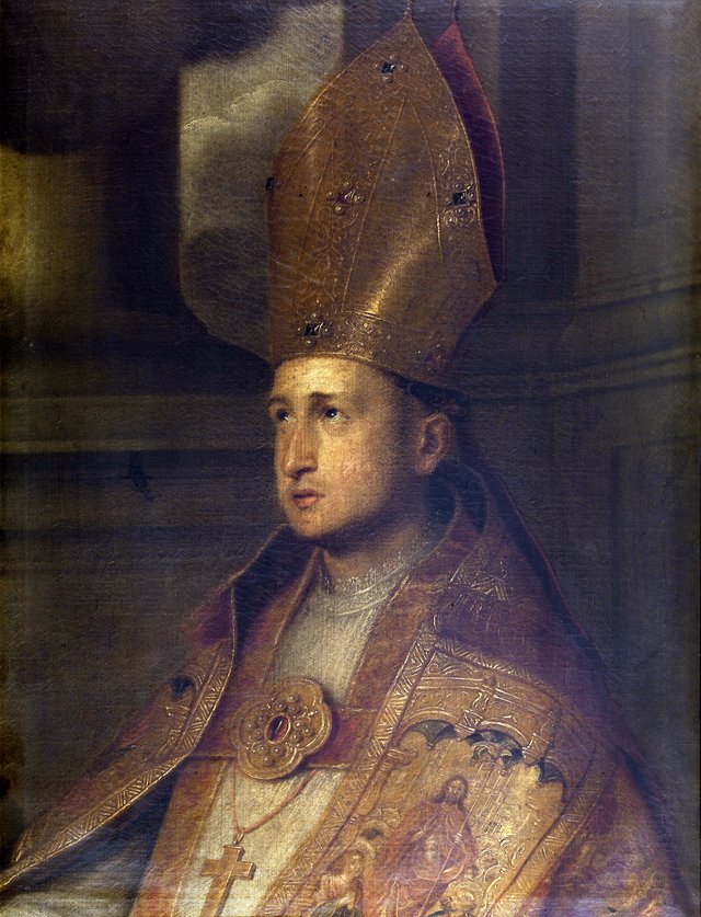 A Bishop Saint by Erasmus Quellinus II