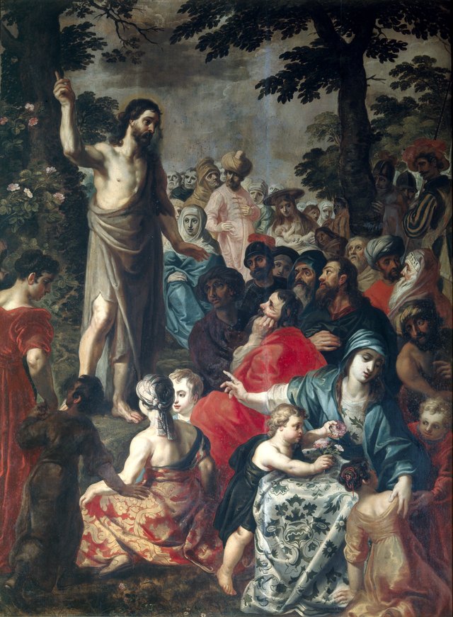 John the Baptist preaching by Hendrick van Balen the Elder