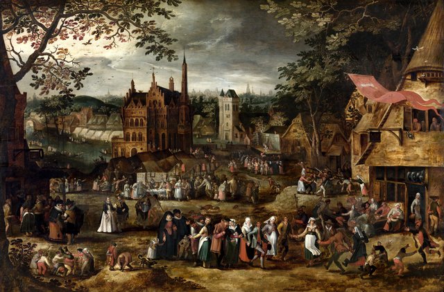 Village Fair by David Vinckboons