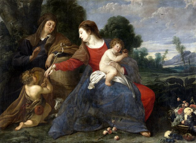 The Holy Family by Theodoor Rombouts