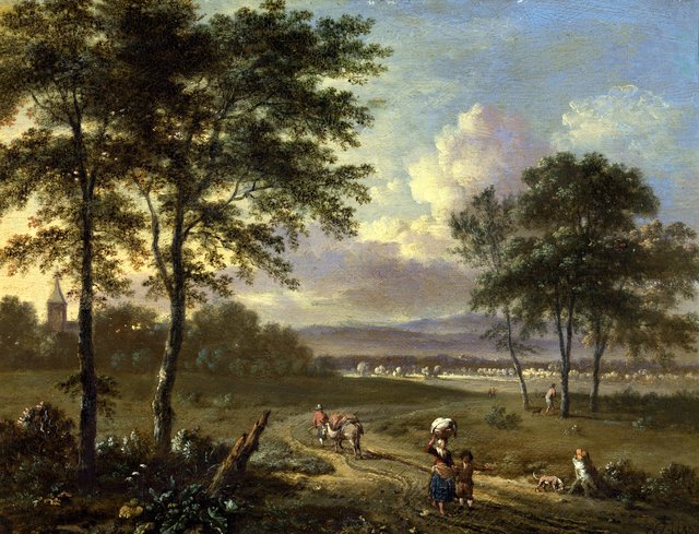 Landschap by Jan Wijnants