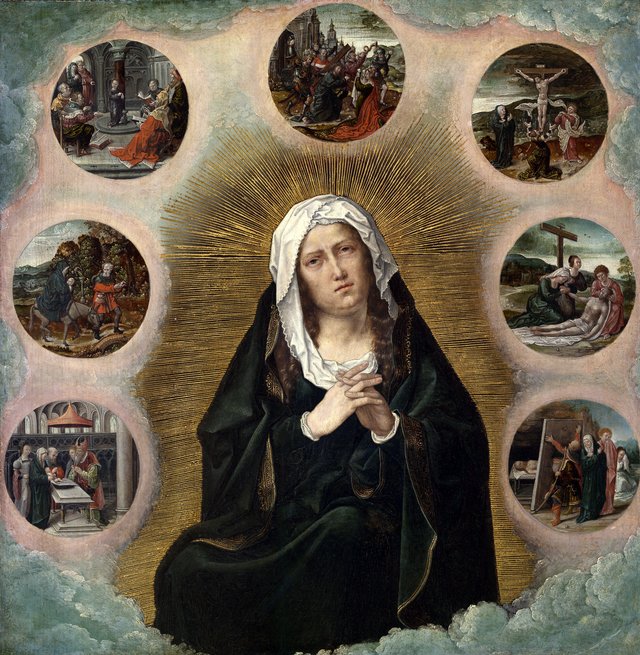 The Seven Sorrows of Mary by Bernard van Orley