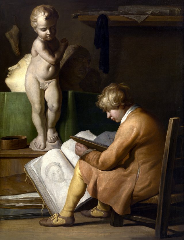 A Young Artist by Wallerant Vaillant