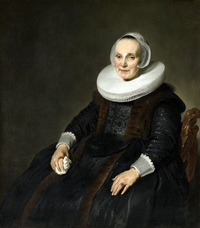 Portret van een vrouw by Jacob Adriaensz Backer