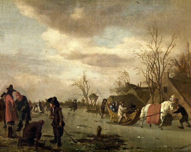 Icy Pleasures by Adriaen van de Velde