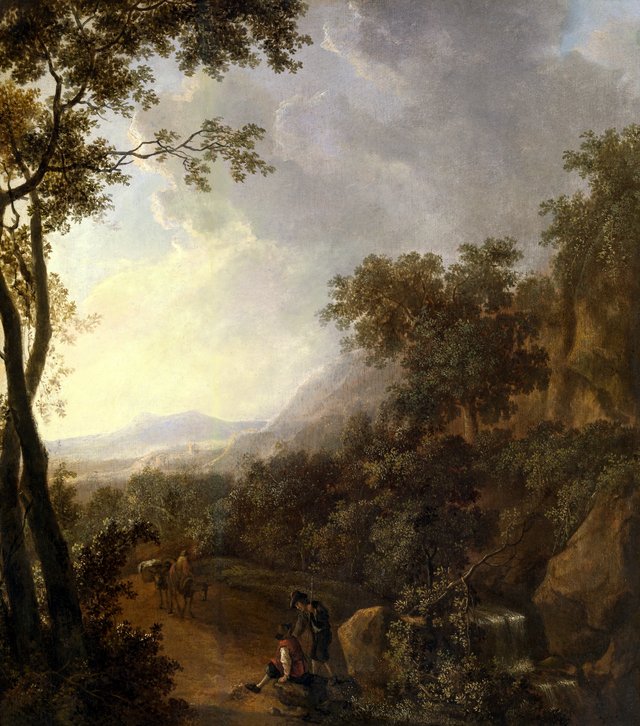 Italiaans landschap by Willem de Heusch