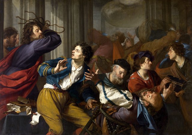 Christ Driving the Money-changers from the Temple by Theodoor Rombouts