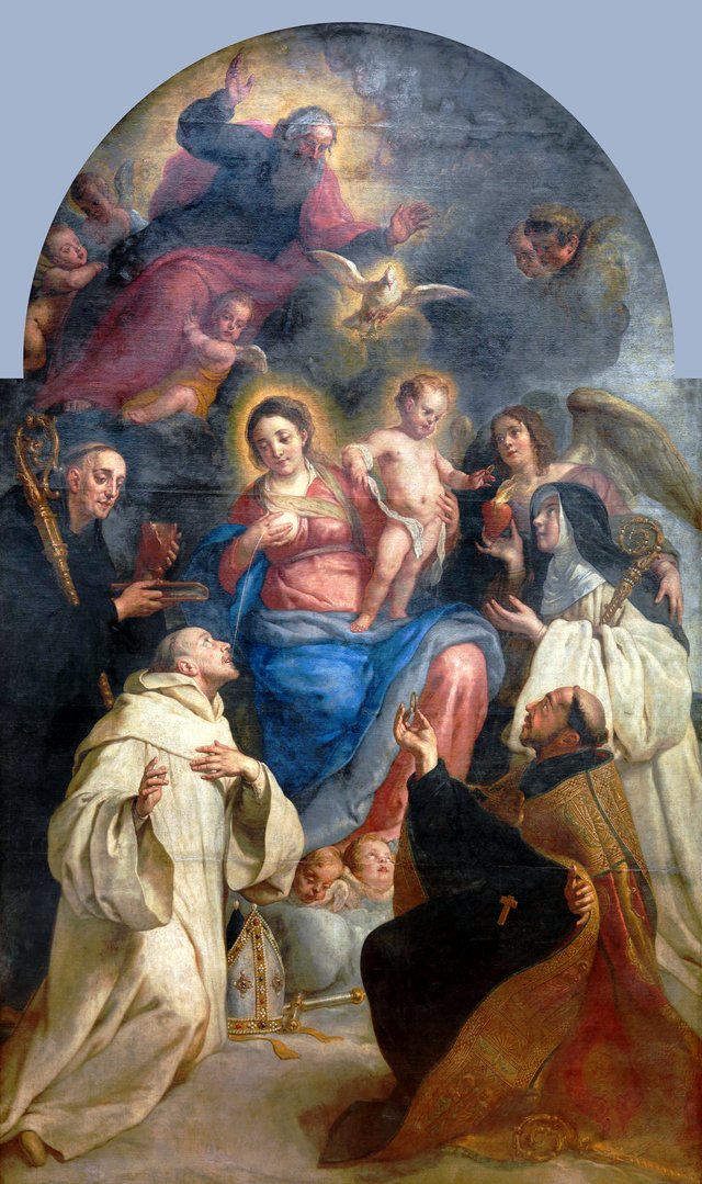 Lactatio of Saint Bernard of Clairvaux by Gaspar de Crayer