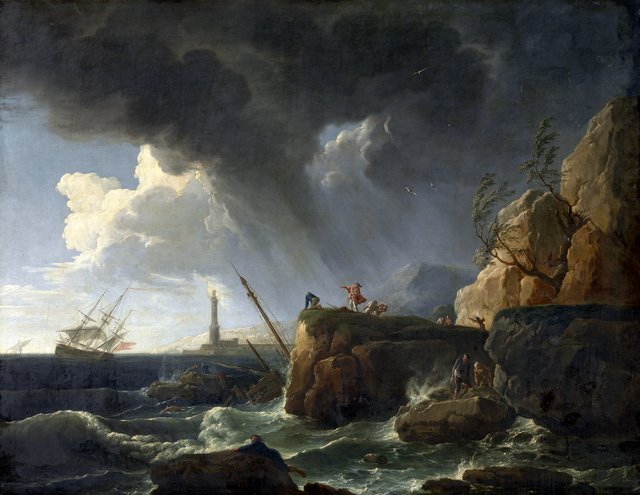 Seascape by Joseph Vernet