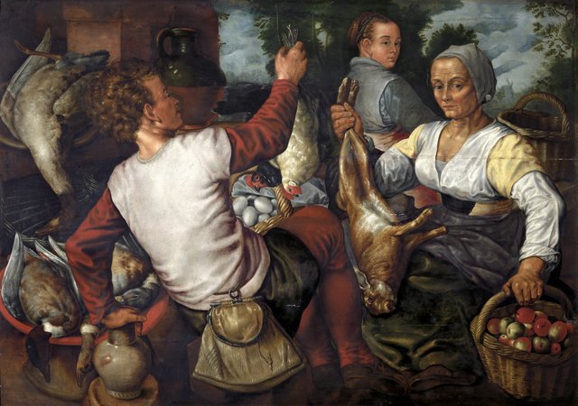 The Stallholders by Pieter Aertsen