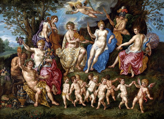 Parnassus by Hendrick de Clerck