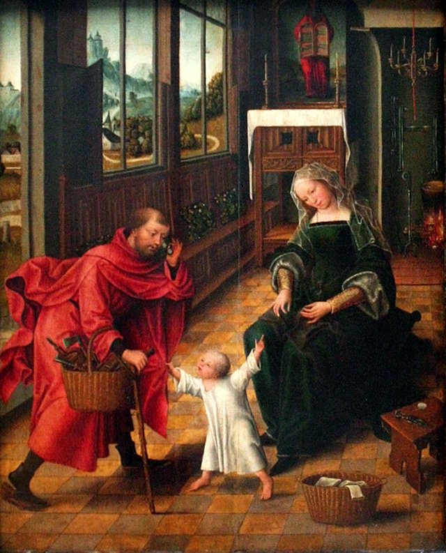 The Holy Family by Master of the Legend of the Magdalene