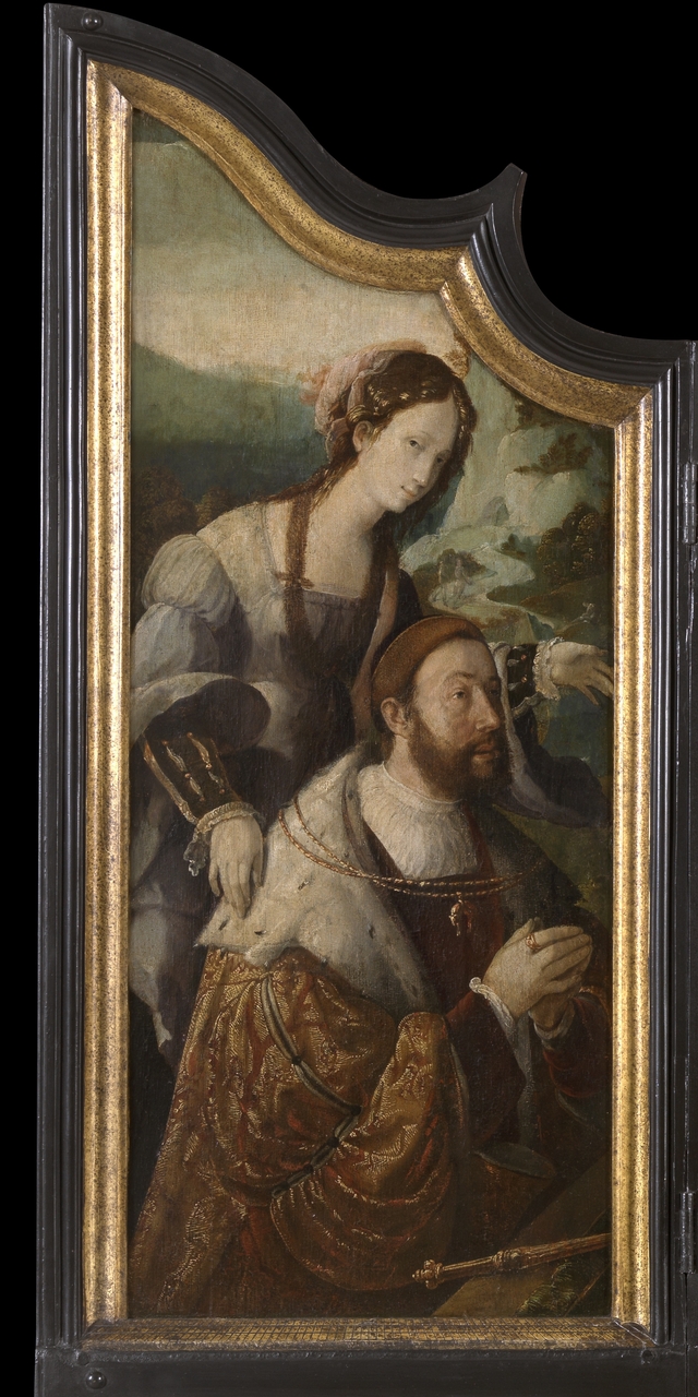 Count Henry III of Nassau with the Tiburtine sibille by Aertgen van Leyden