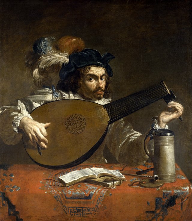The Lute-Player by Theodoor Rombouts