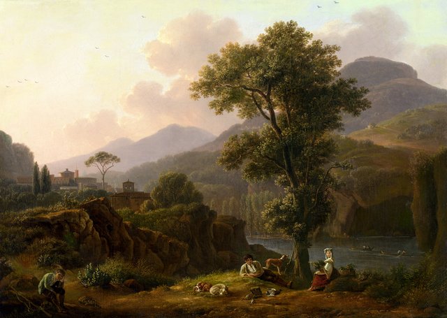 Italian Landscape by Simon Denis