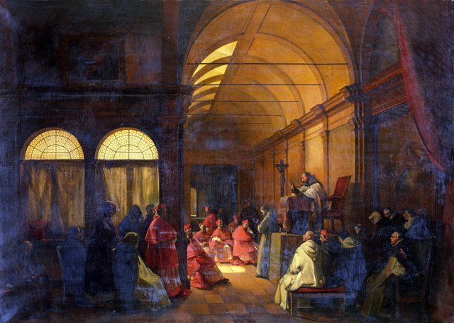 Before the Conclave by François Marius Granet