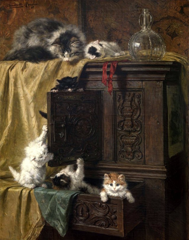 Immodest by Henriëtte Ronner-Knip