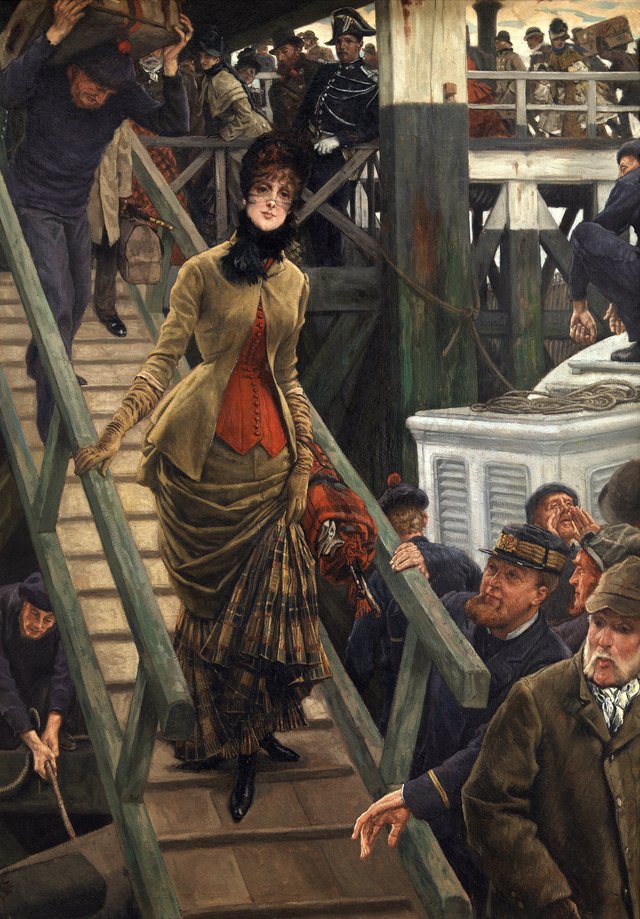 Embarkation at Calais by James Tissot