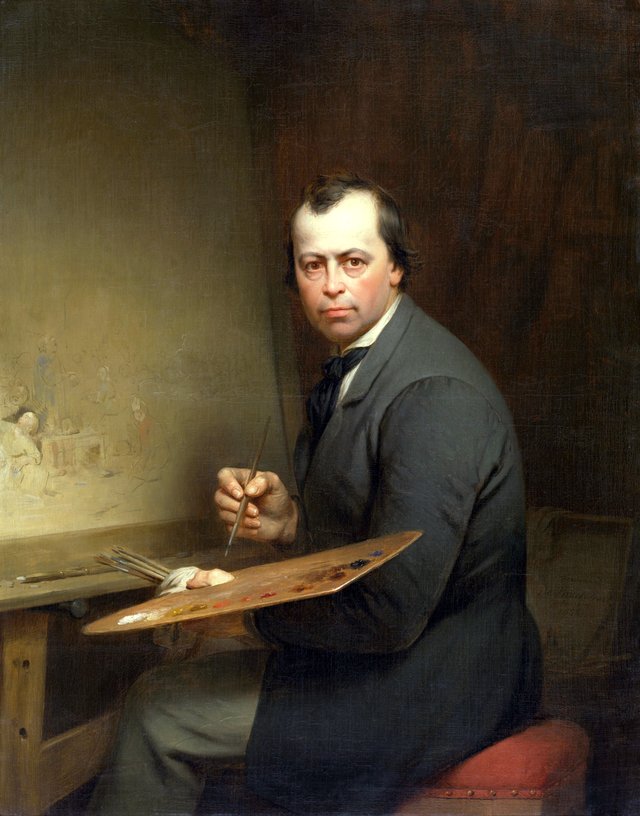 Self Portrait by Ferdinand de Braekeleer the Elder