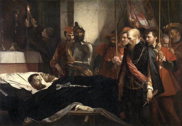 Last Tribute to the Counts of Egmont and of Horn by Louis Gallait
