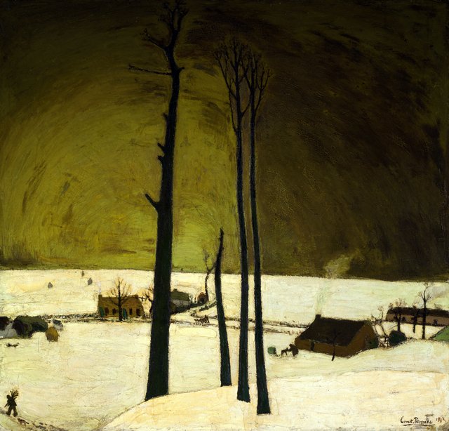 Winterlandschap by Constant Permeke