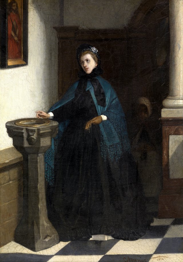 Holy-Water Font by Constantin Meunier