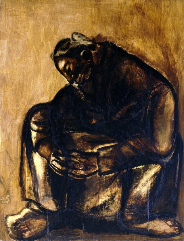 Woman at Prayers by Constant Permeke