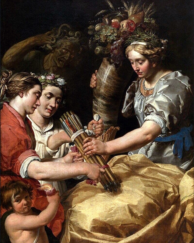 Concord, Charity and Sincerity Conquering Discord by Abraham Janssens I