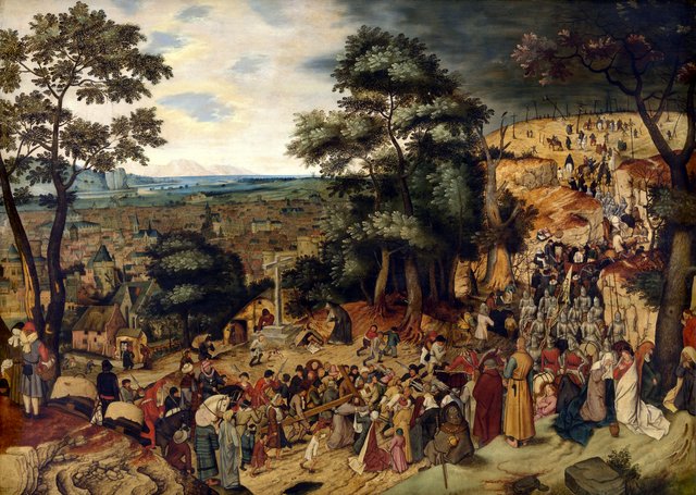 Christ carrying the cross by Pieter Brueghel the Younger