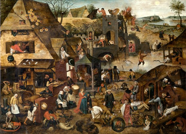 Proverbs by Pieter Brueghel the Younger