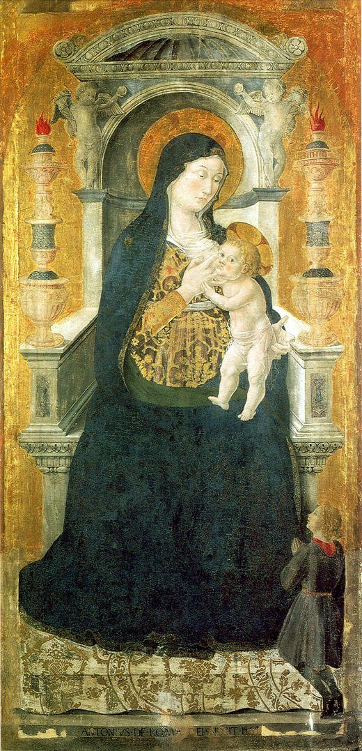 Madonna and child by Antoniazzo Romano