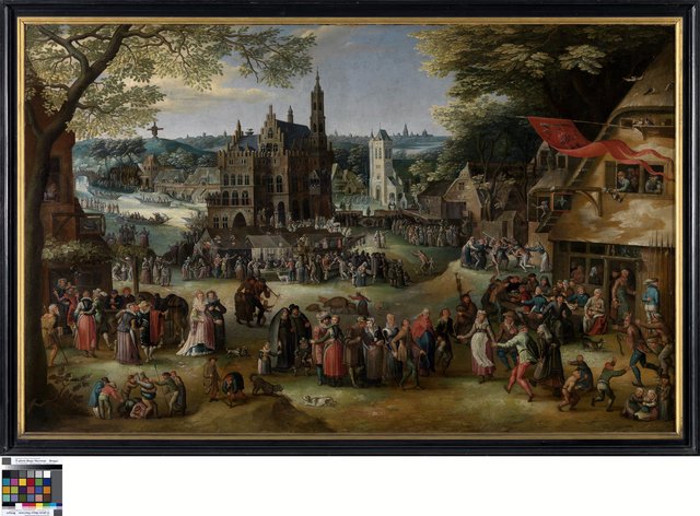 Dorpskermis by David Vinckboons