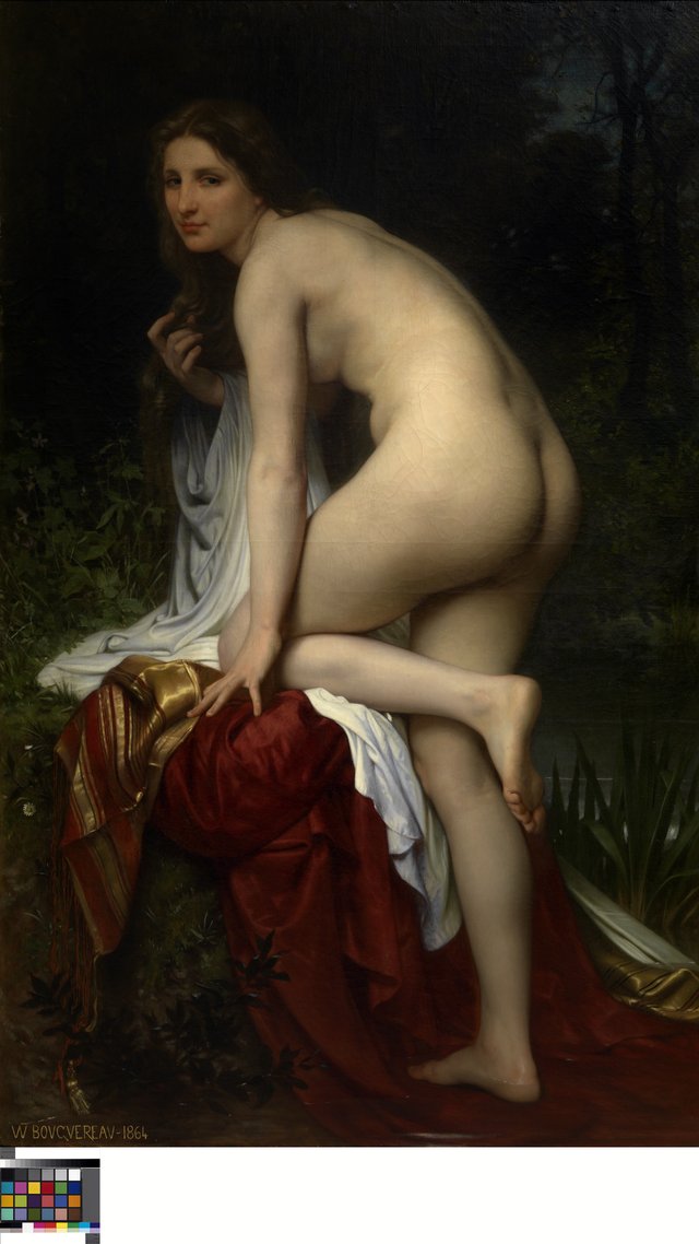 Bather by William-Adolphe Bouguereau