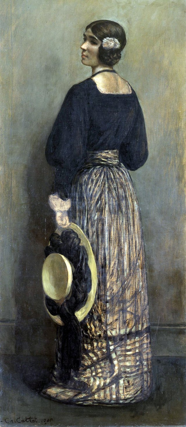 Portrait of miss J.L.B. by Charles Cottet