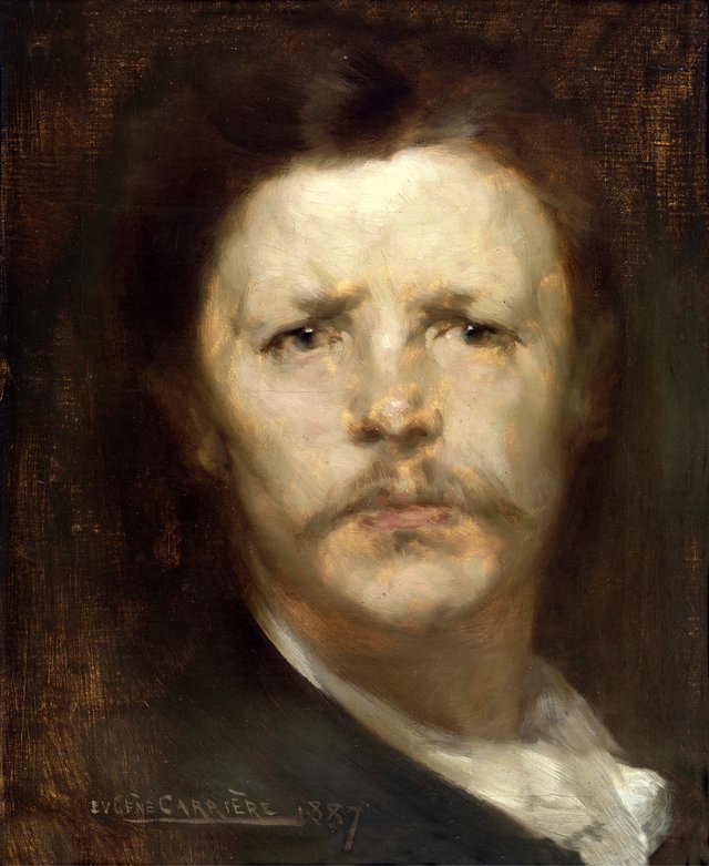 Self-portrait, Eugène Carrière by Eugène Carrière