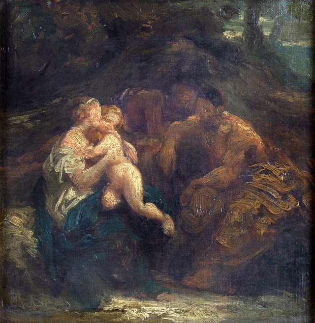 The Holy Family by Francisque Millet