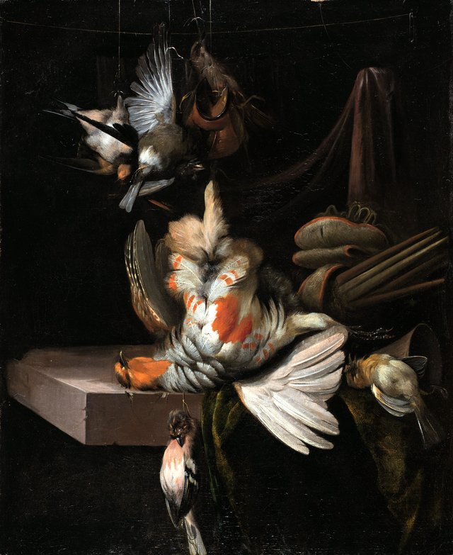 Still Life with Fowl by William Gouw Ferguson