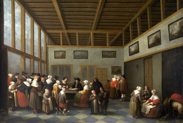 The Distribution to the Poor by Joost Cornelisz Droochsloot