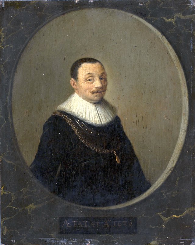 Portrait of Maarten Harpertsz. Tromp (1598-1653) by Hendrik Gerritsz Pot