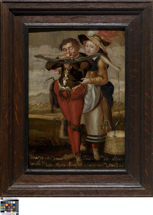 De boogschutter en het meisje by Jacob de Gheyn II
