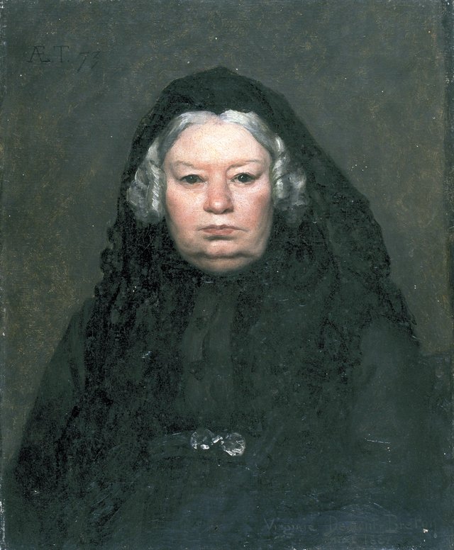 Portrait of Mrs. De Vigne by Virginie Demont-Breton