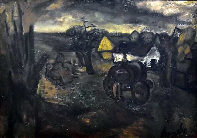Hoeve in Vlaanderen by Constant Permeke