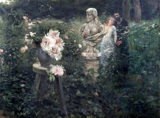 Le Paradou (after Emile Zola) by Édouard Joseph Dantan