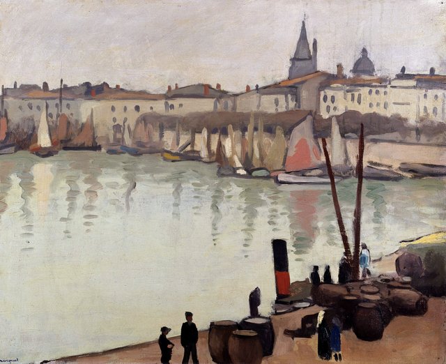 Port of La Rochelle by Albert Marquet