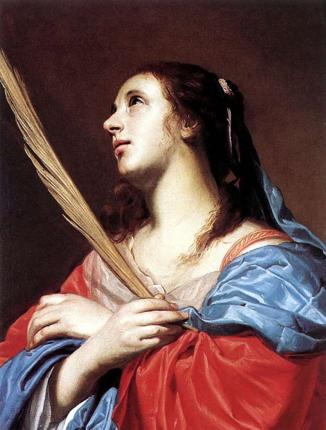 Female martyr by Jacob van Oost
