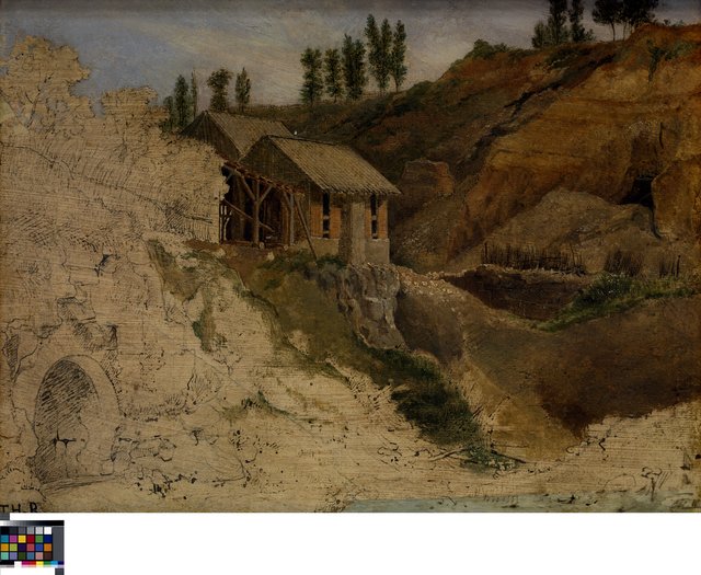 A_Quarry by Théodore Rousseau