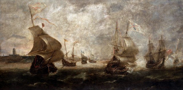 Naval Battle by Andries van Eertvelt