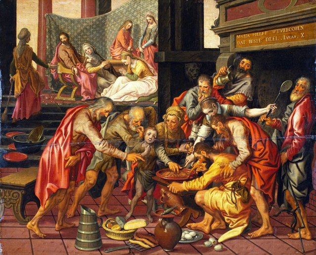 Christ in the house of Martha and Mary by Pieter Aertsen