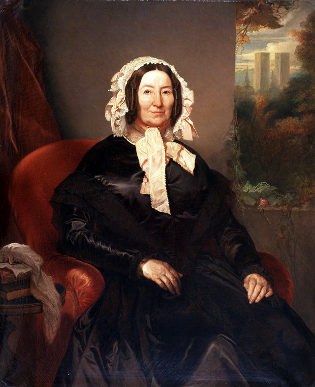 Portrait of Mrs Pick, Mother-in-law of the Artist by Louis Gallait